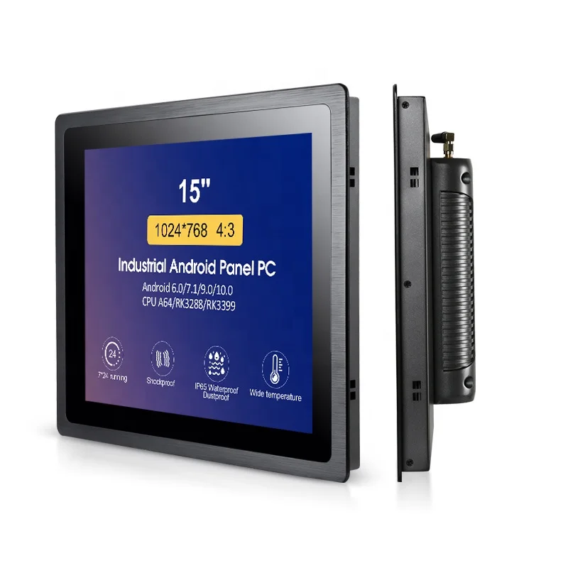 15 Inch Rk3288 Industrial Android Hmi Touch Screen Panel Pc For Visualized Factory Electronic Billboard