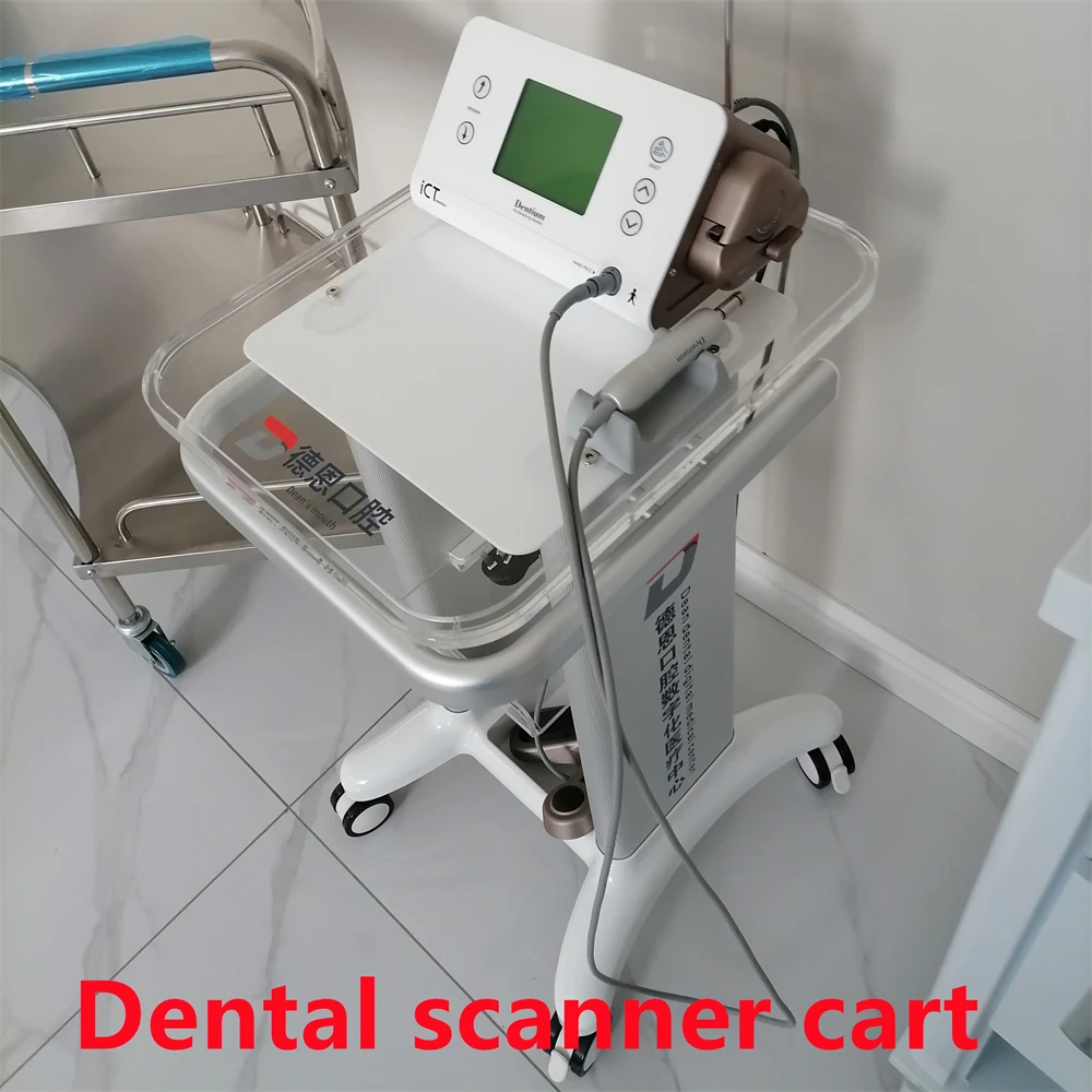2 Drawers Dental clinic ultrasound scanner trolley Stand Beauty Instrument Trolly Tray ultrasound trolley cart With 4 Wheel