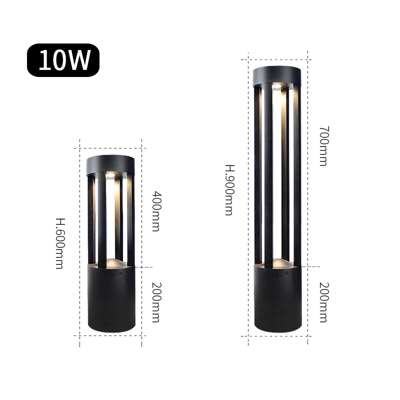 ZhongShan path bollard light modern suppliers hot sale modern antique warm light outdoor  waterproof ip54 led garden light