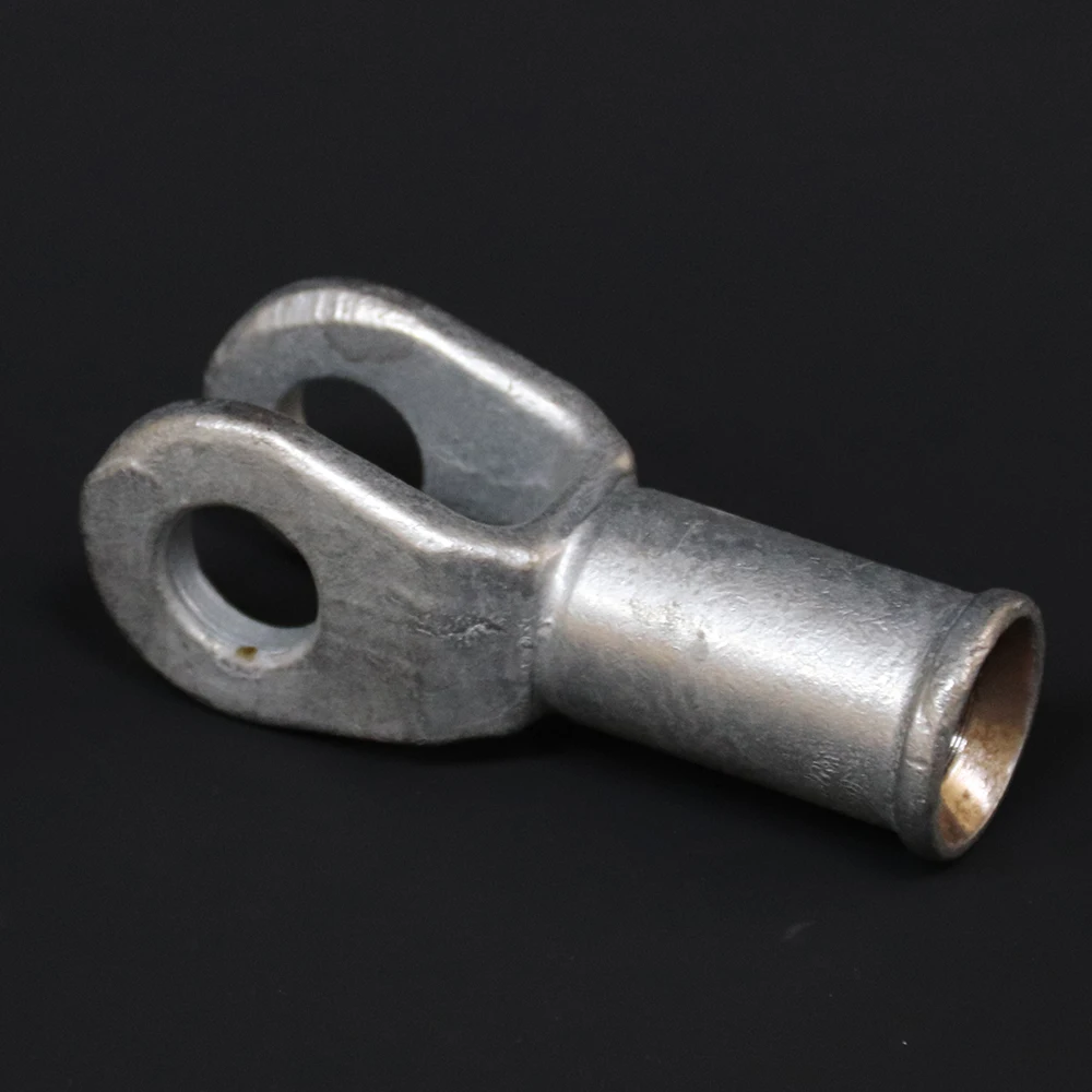 Оцинкованный полимерный изолятор Скоба и шпунт металлический концевой фитинг