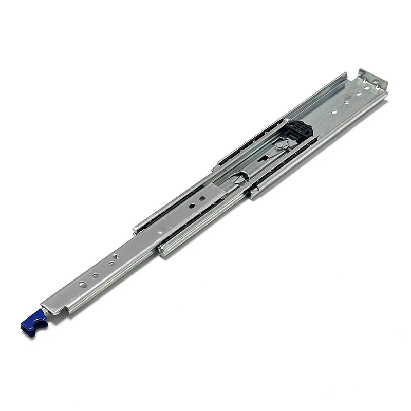 CS2076LK  Industrial Heavy Duty Three Sections Lock-in and Lock-out Ball Bearing Slide Rail for Industry