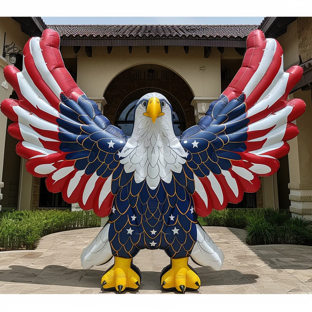 2024 New designed patriotic Independence Day Inflatables 4th of July Decorations Liberty Bear inflatables model