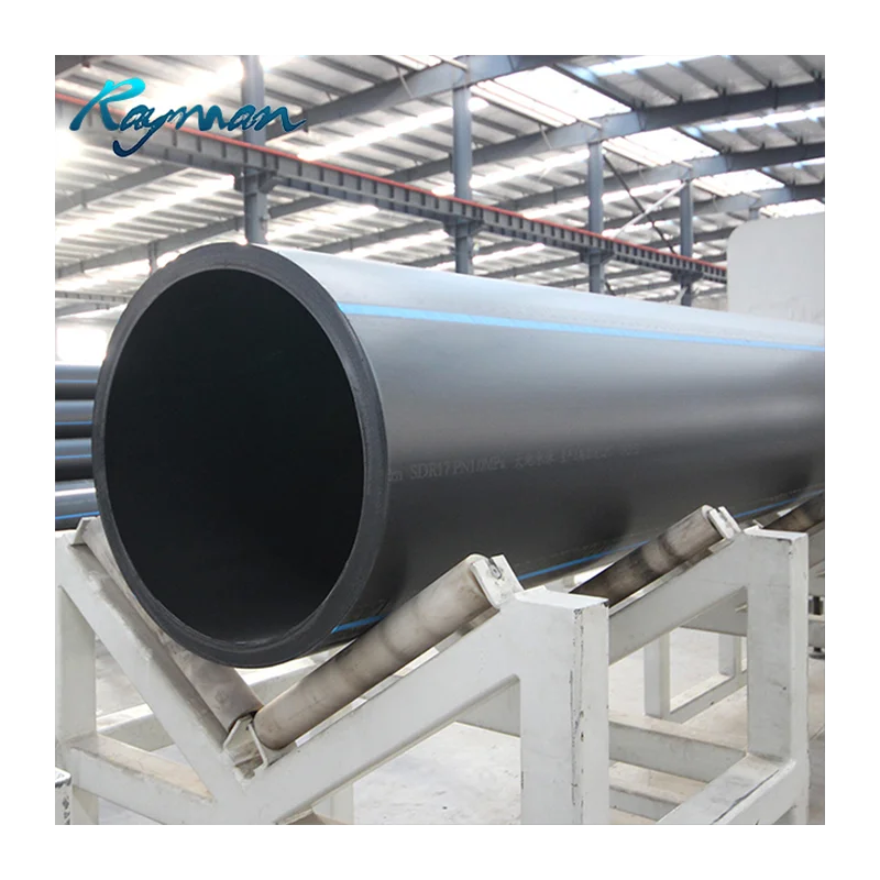 Rayman HDPE Water Pipe 1.6Mpa SDR11 63mm 110mm 225mm 315mm 355mm 500mm 1000mm PE100 PE Tube for Water Supply and Drainage System