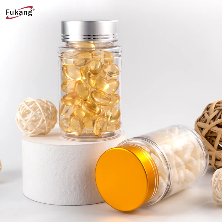 100ml PET customized color transparent pharmaceutical bottle pill medicine plastic container