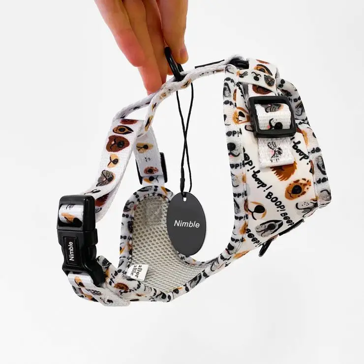 OEM & ODM Custom Dog Pet Harnesses Luxury Large Adjustable Leash and Harness Set Neoprene Material Personalized Features