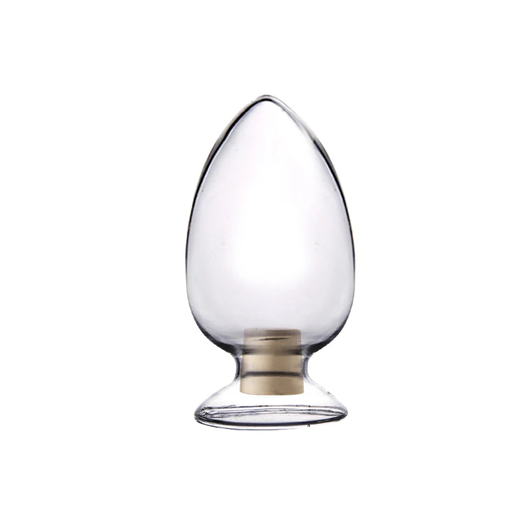 Conical Chicken Heart Bottle Glass Sample Plug Seed Bottle