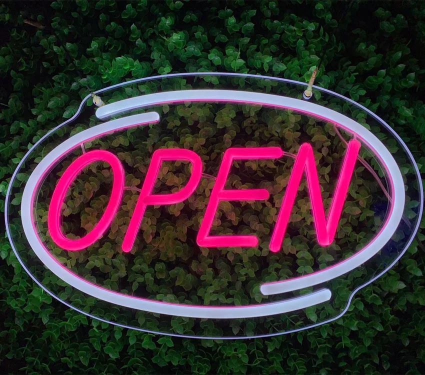 wholesale custom wall happy birthday open closed wedding acrylic flex logo neon sign business neon light led letter light