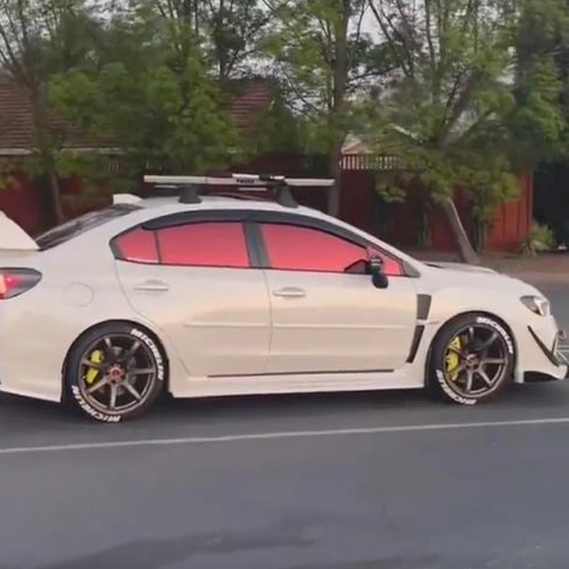 factory red color window sticker glass film window privacy film rolls for car