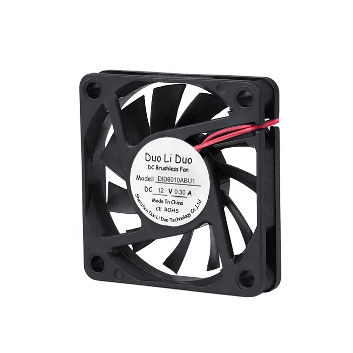 60*60*10mm dc 5v 12v for power supply pc fan  60mm x 10mm 2-wire thin cooling high flow usb fan