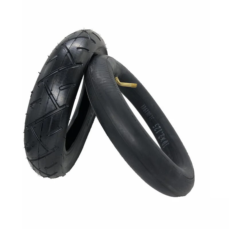 Wholesale 10X2.125 Outer Tire with inner tube for Electric Scooter Spare Parts 10 inch Outer Tyre Inflatable High-quality Tire
