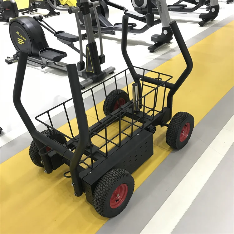Customer Color crossfit Strong Wheels weight pullfitness push sled with CE certificate