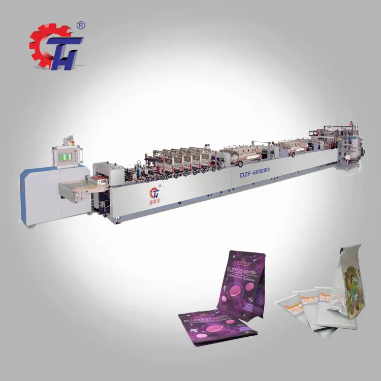 Doypack stand up bag making machine