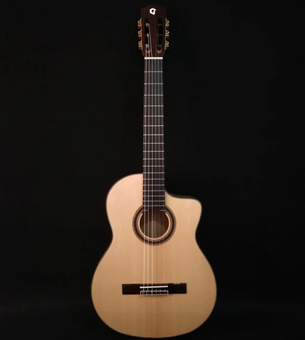 Geake  Flamenco style K-300C 39inch 4/4 size top solid spruce classical guitar