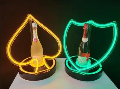 Светодиодный бутылки шампанского винного стакана Glorifier Ведущий для похода в ночной клуб