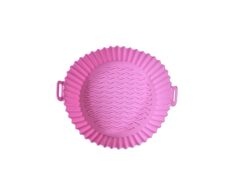 Silicone waterproof oil proof and adhesive baking tray for air fryers