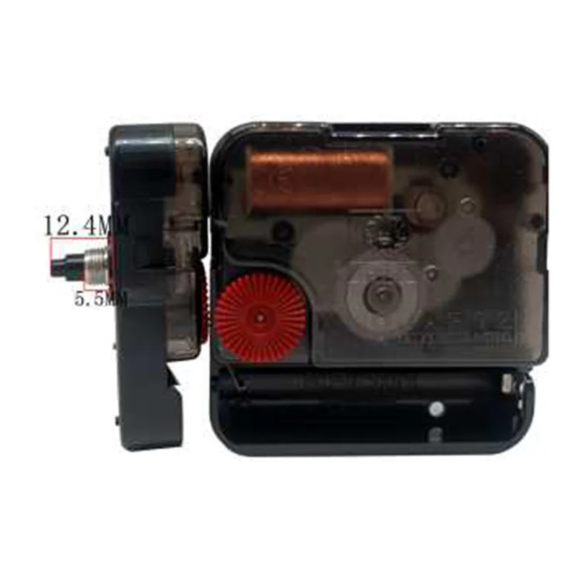 1 Set YoungTown 12888 Short Hands Clock Mechanism Movement 12.5mm 13.5mm Shaft Sweep for DIY Wall Repair Replacement