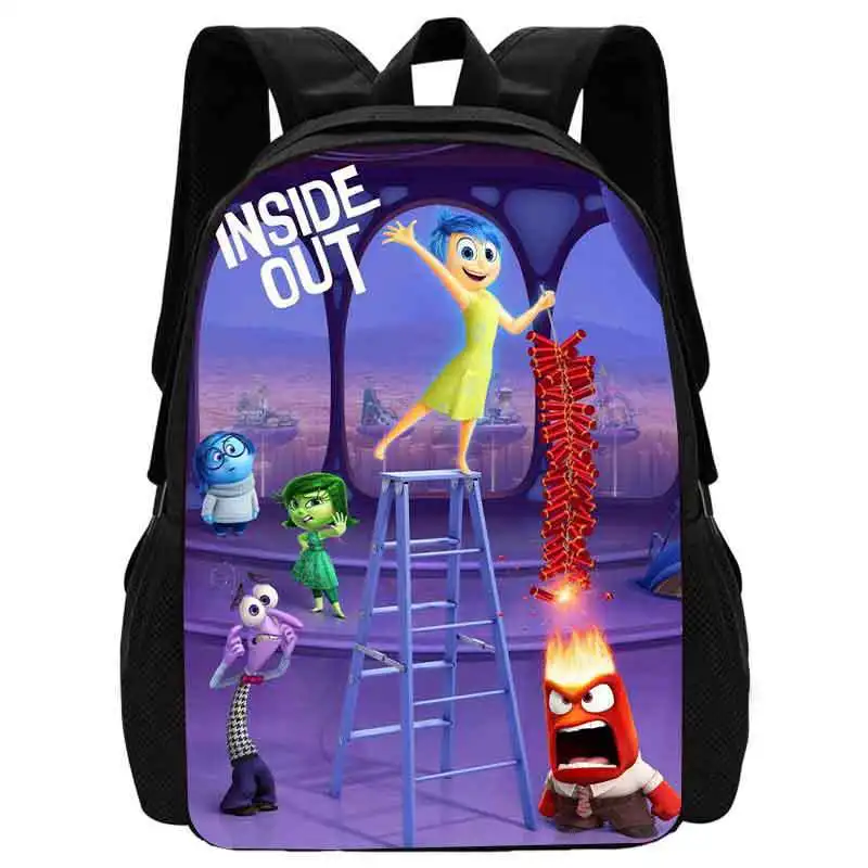 Новый Pixar фильм наизнанку 2 персонажа Anxlety зависть Dlsgust грусть рюкзак детский Большой Вместительный подарок на день рождения