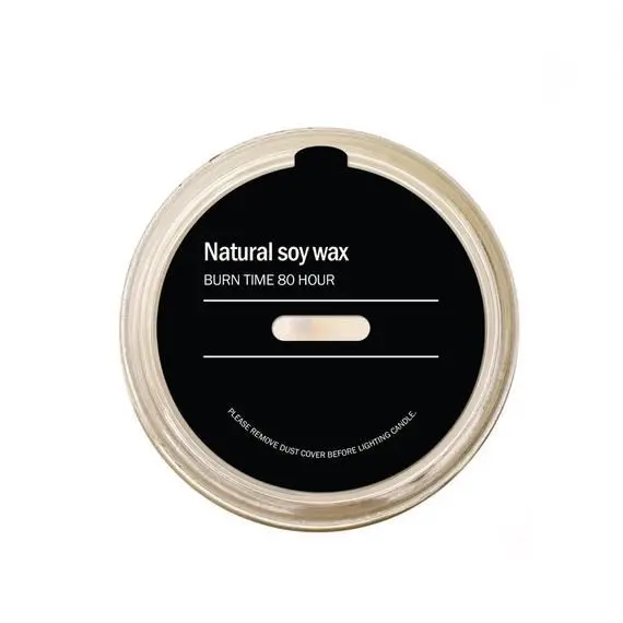 Recyclable Eco Friendly White Cardboard Paper Candle Packaging Paper Candle Dust Cover