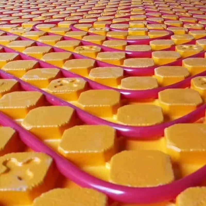 Eps Floor Heating Module Hydronic Radiant Castellated  Panel Underfloor Heating Foam Board For 16mm Pipe