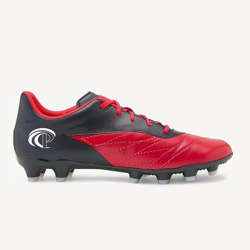Manufacturer Custom Oem Fashion Synthetic Leather Football Shoes Boys Low Price Soccer Boots