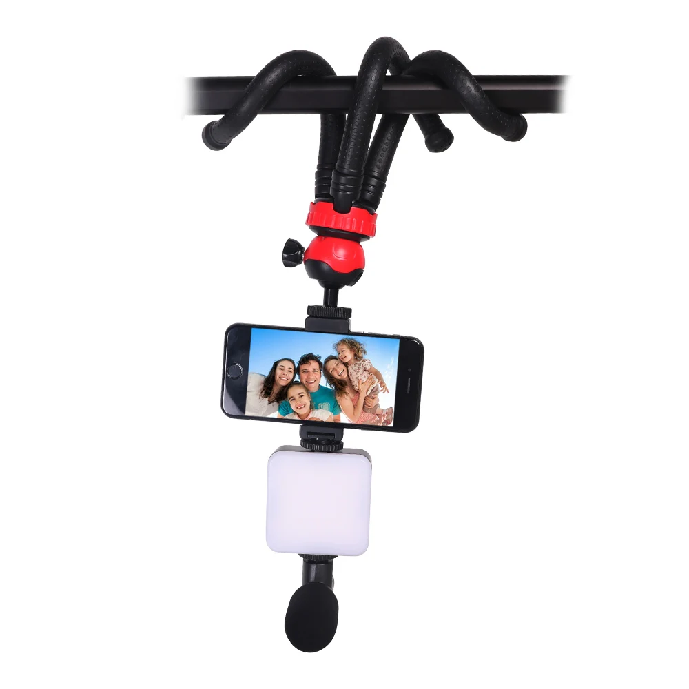 Slamoe 2022 New AY-49H   Flexible Professional Selfie Stick Kit Mobile Phone Camera Stand Tripod for Live Show