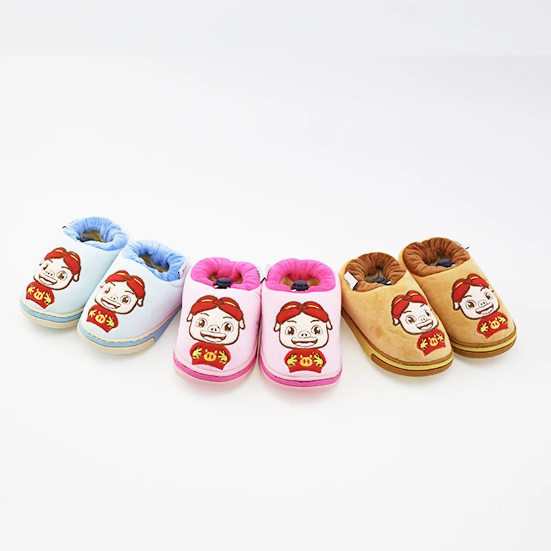
Super Soft Plush baby Shoes Plush Comfort Indoor Slippers Soft newborn Baby Slippers 