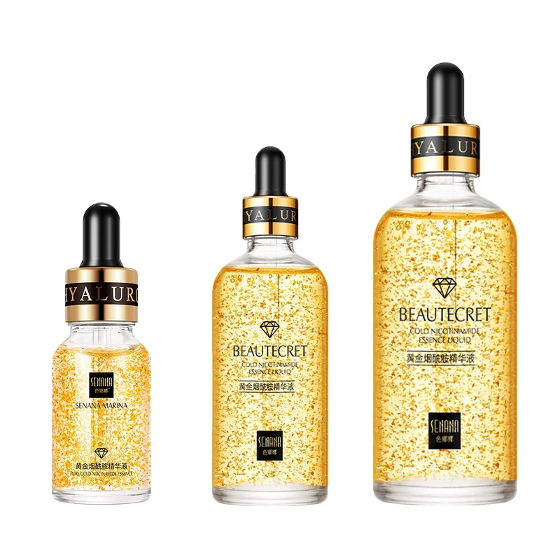 24k gold essence moisturizing, improving fine lines and brightening nicotinamide essence