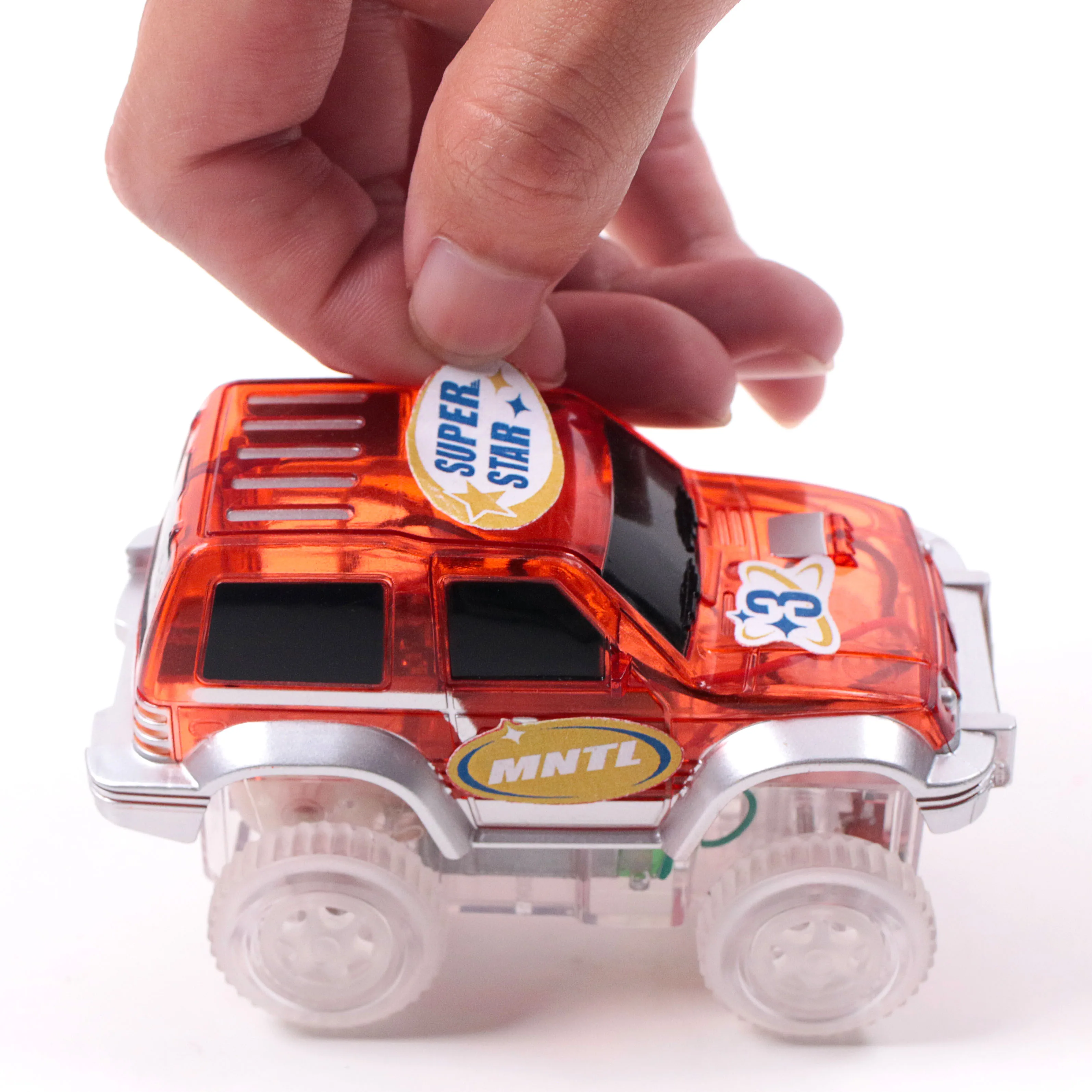 Wholesale 2 Models Mini Plastic Toy Cars Magnetic Tiles Racing Cars Toys for Kids