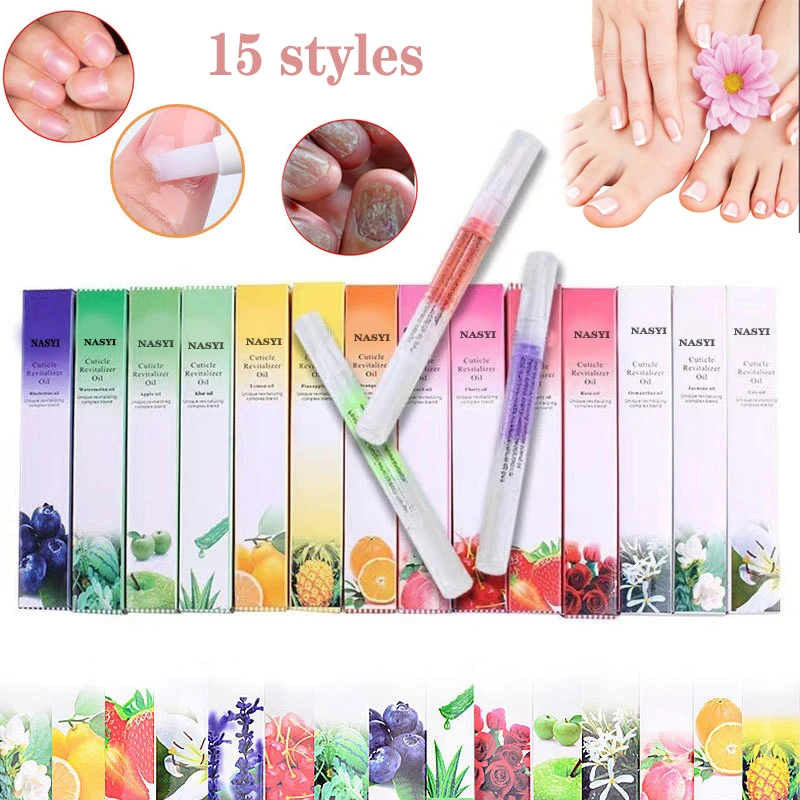 Free Sample NASYI private label Beauty Personal Care Nail Cuticle Nourishment Revitalizer Oil Pen For Finger Skin Care 15 Flavor