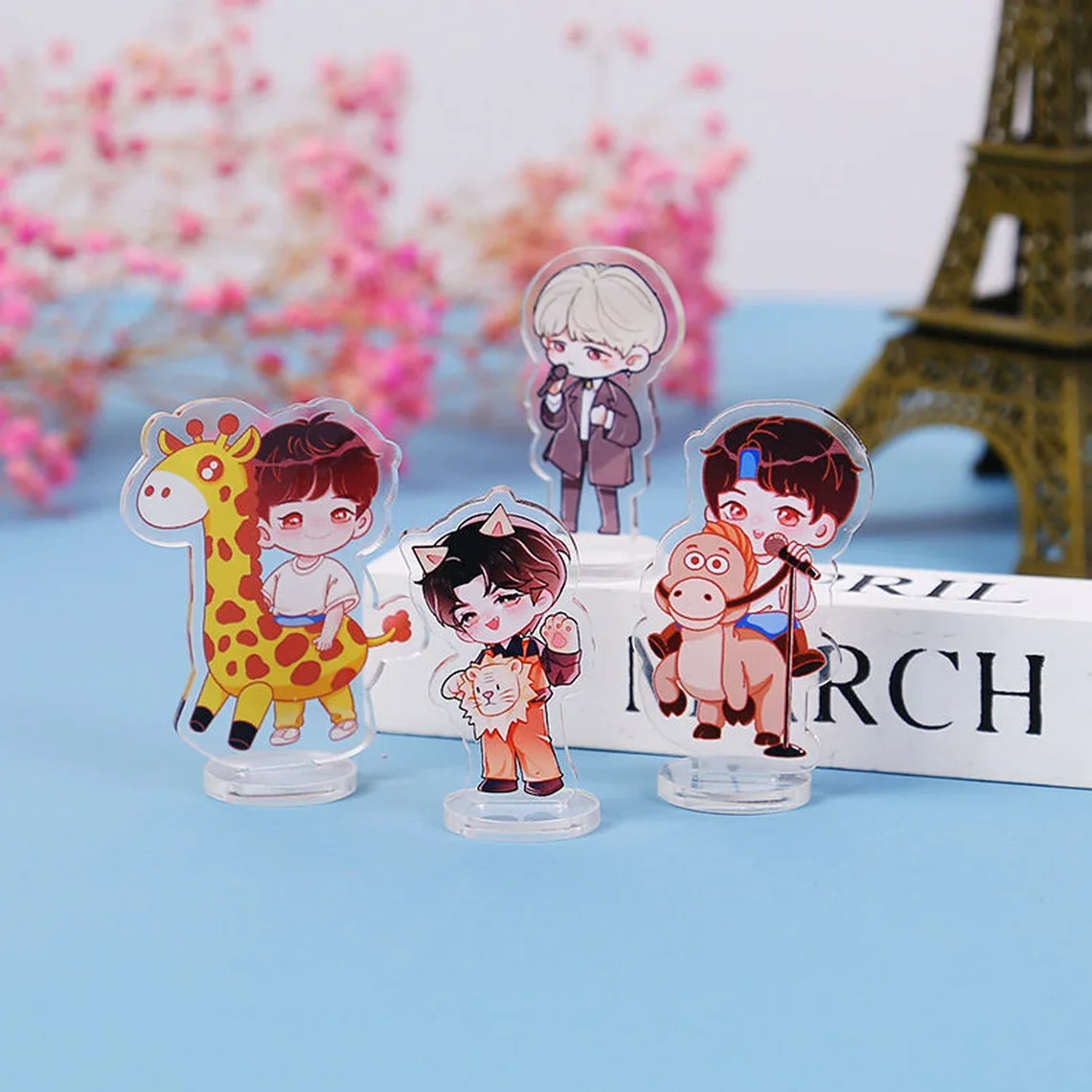 Custom Transparent Decoration Souvenir Cartoon Acrylic Stand