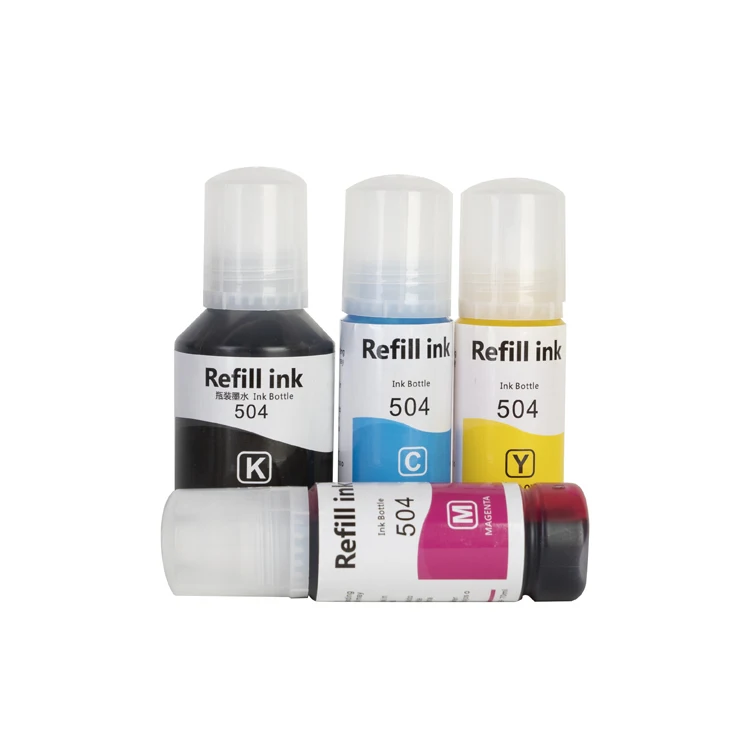 universal ink 504 544 desktop Dye Ink compatible For ET-2760 ET-3710 ET-3760