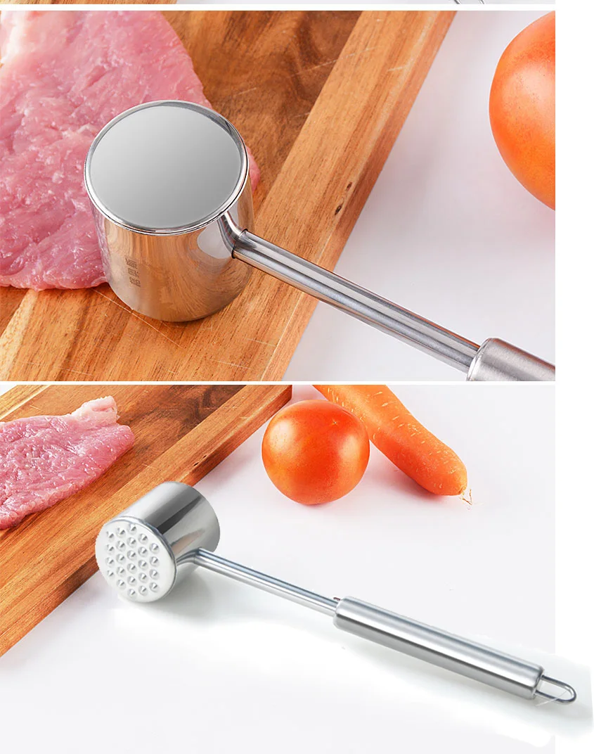 Restaurant Stainless steel 304 Meat & Poultry Tools Meat Tenderizer for knock the Beef Steak