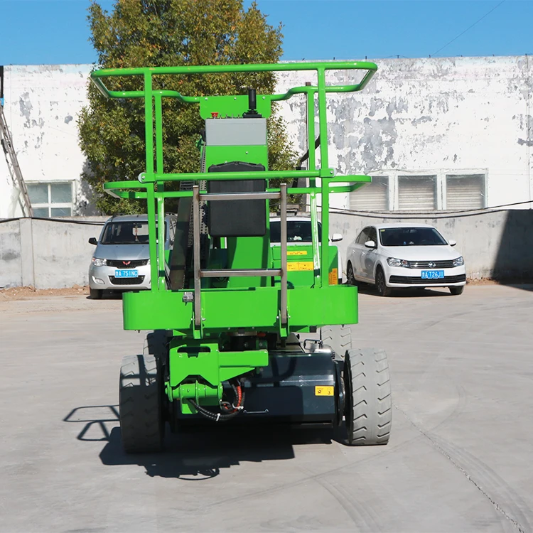 China new product Fully self elevating high-altitude work Electric hydraulic lifting platform Self moving scissor lift