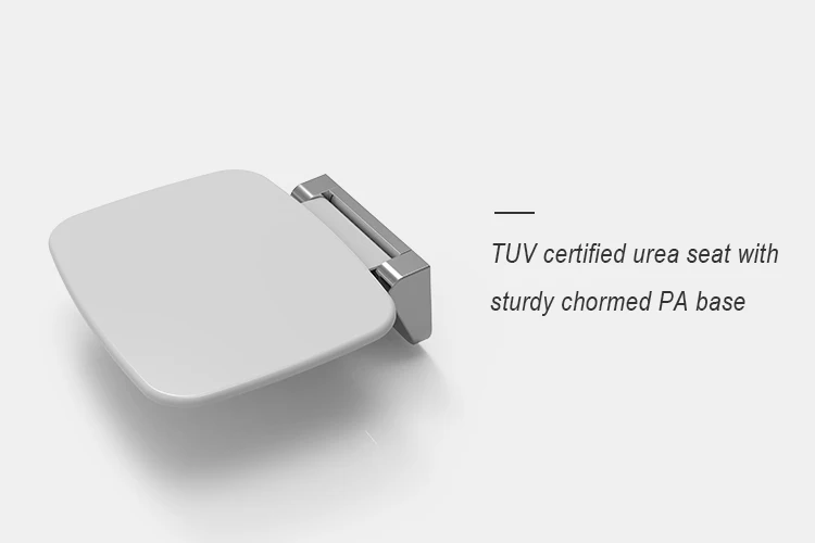 Тонкое дизайнерское высококачественное Складное Сиденье для душа душевое кресло Duroplast ванной комнаты мягкое сиденье из мочевины