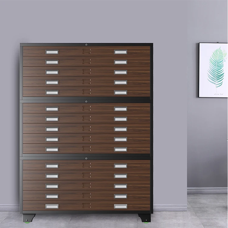 A1 A0 size drawings storage filing cabinets art paper storage cabinet  map drawer flat file cabinet