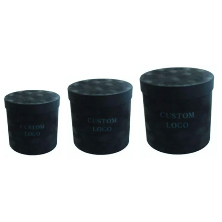 Оптовые коробки для шляп картонные Заказные сохраненные Экологичные бумажные бархатные круглые коробки для шляп