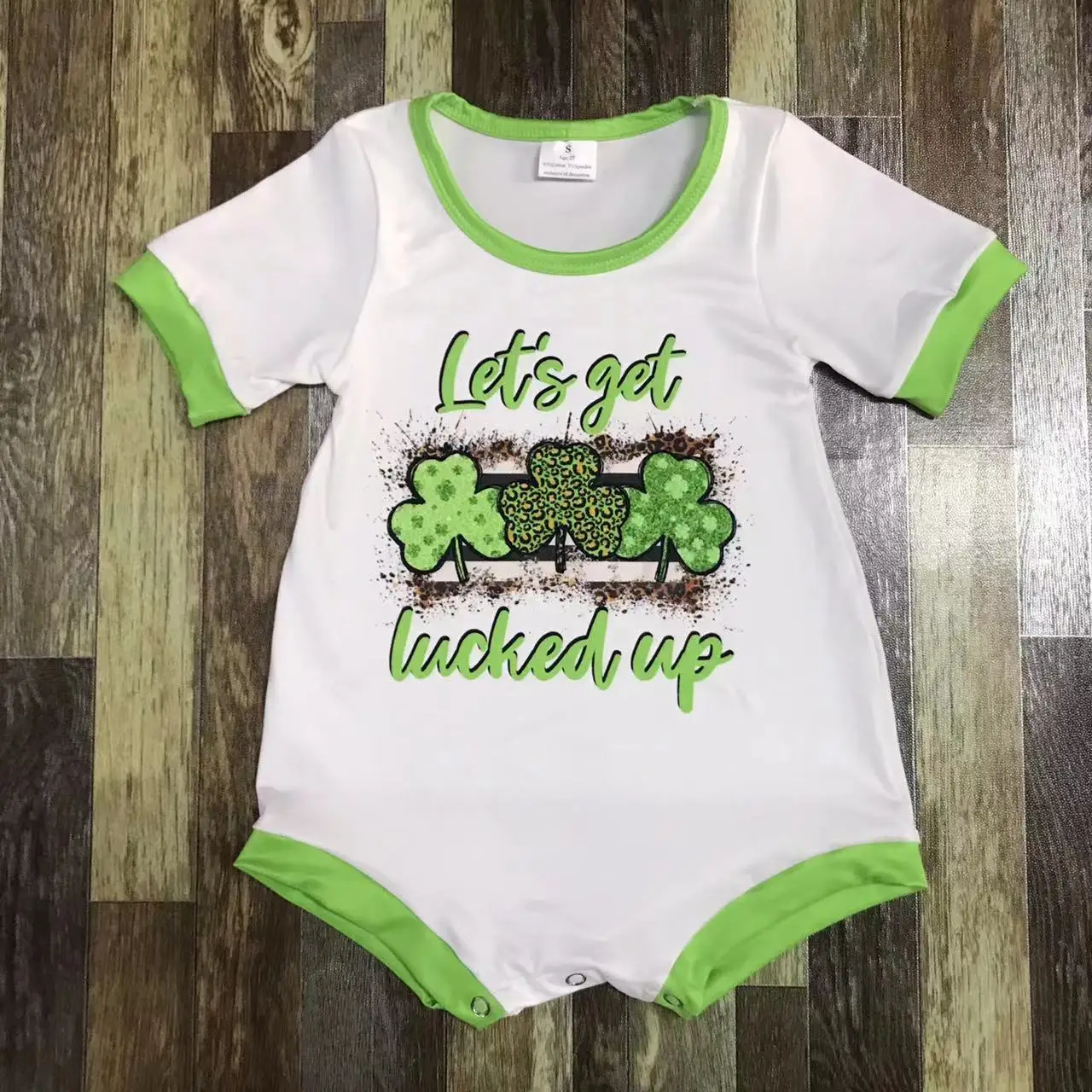 Boutique white spray-ink kids summer outfit cover truck print bell bottom wholesale clothing set