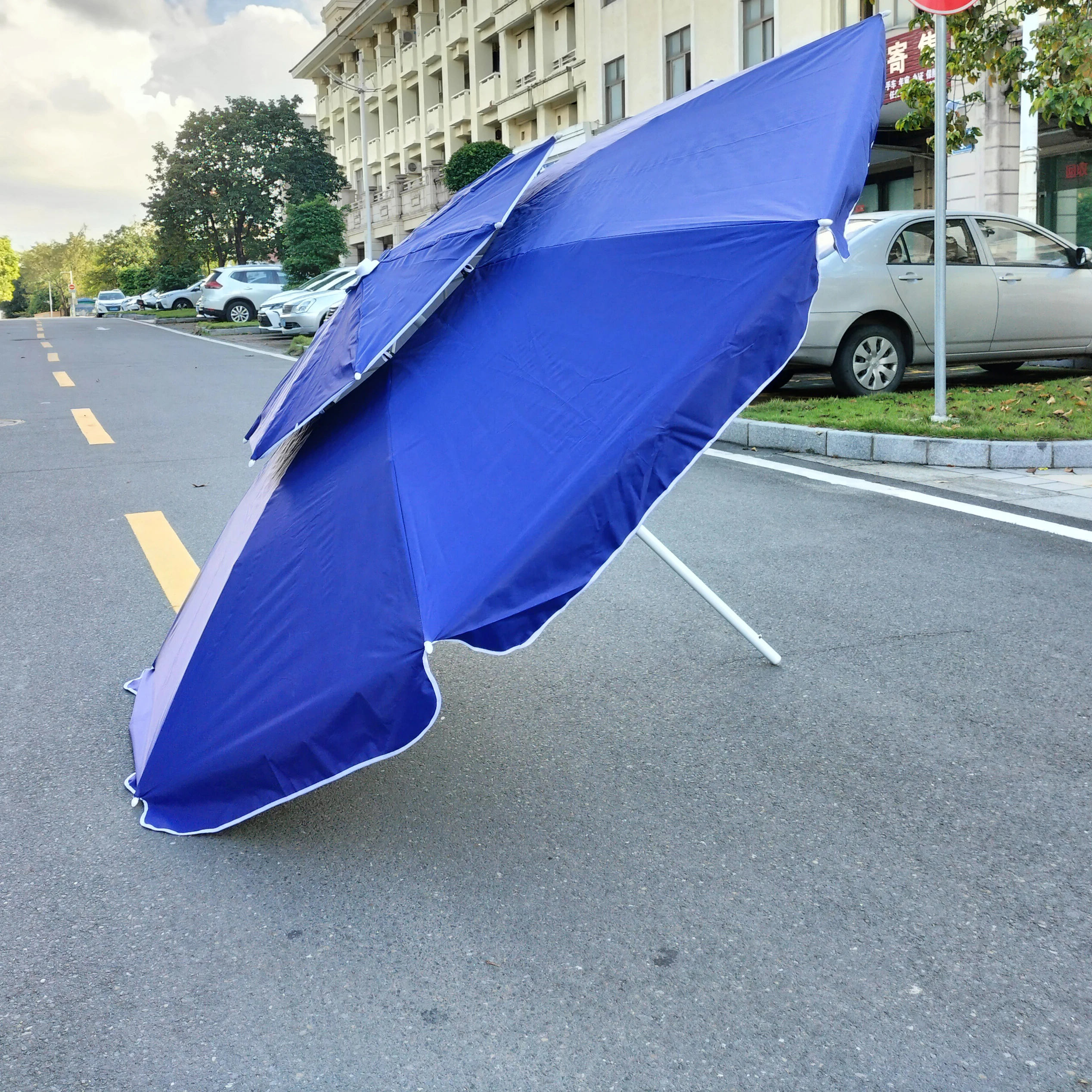 printed fold sun shade garden parasol beach umbrellas outdoor advertising umbrellas