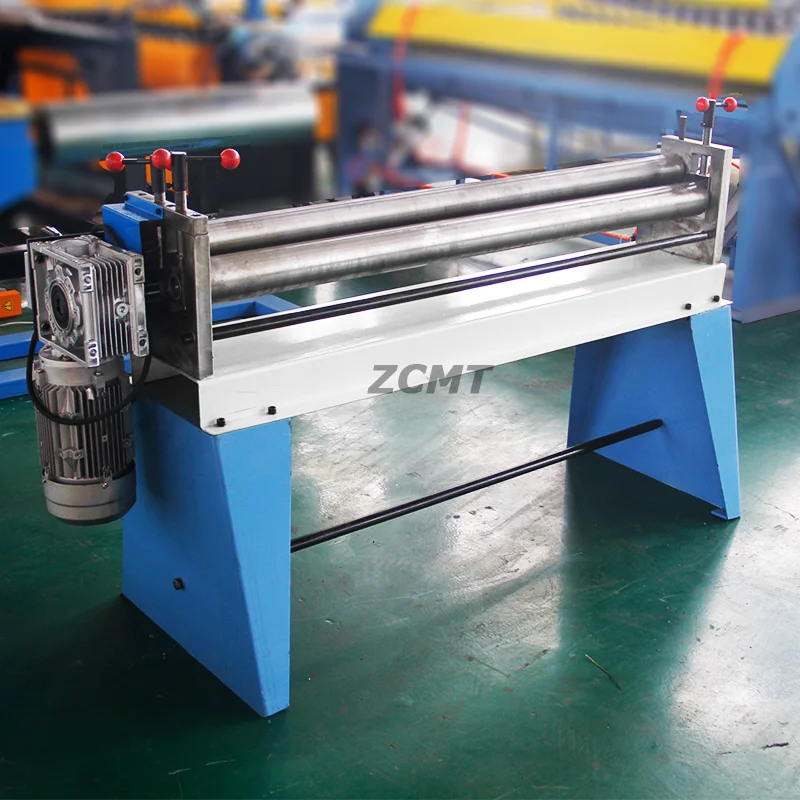 China ZCJX 3-Roller Angle Rolling Bender Construction Industry Profile Bending Machine with Core Motor Component