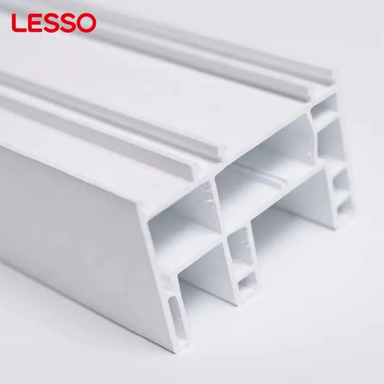 LESSO custom size harmless plastic profiles 80 series UPVC window profile