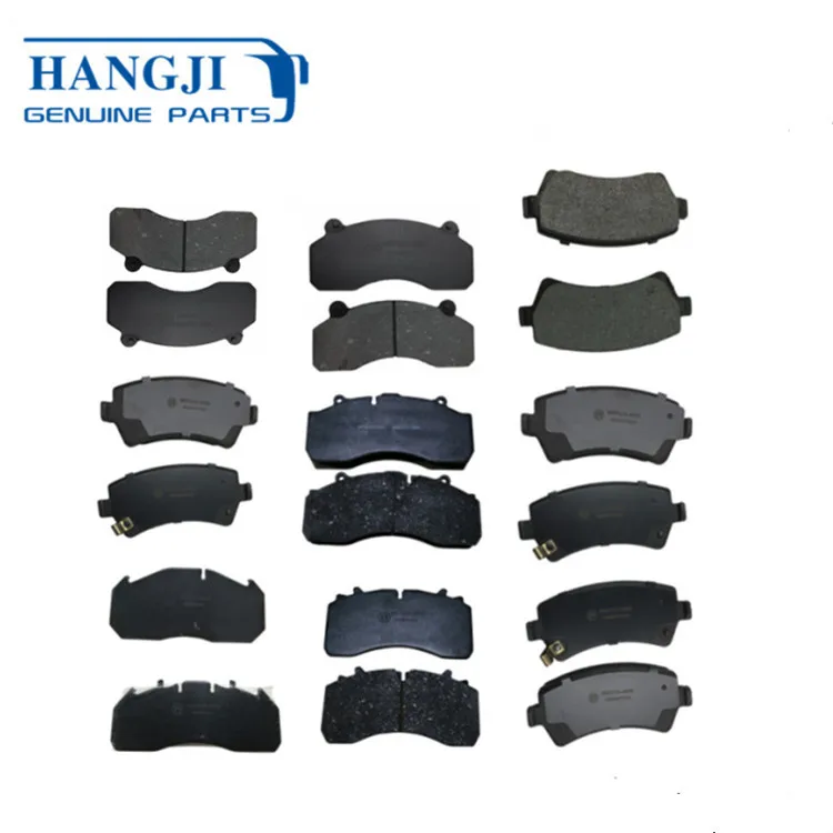 Large stock buses spare parts brakes system accessories brake shoes bus brake pad