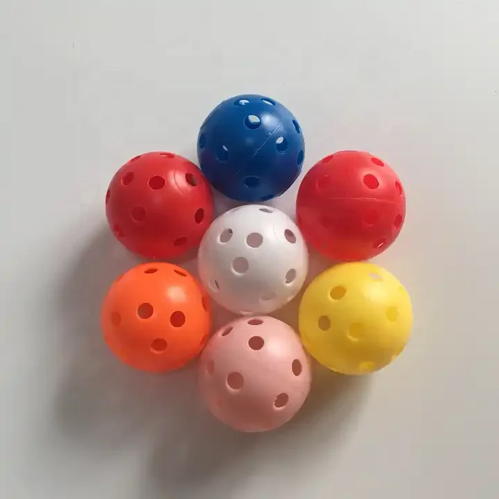 Top Quality Golf plastic practice golf balls air flow ball golf swing trainer aid