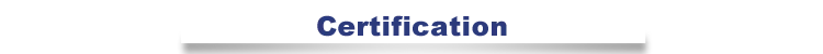 Certification