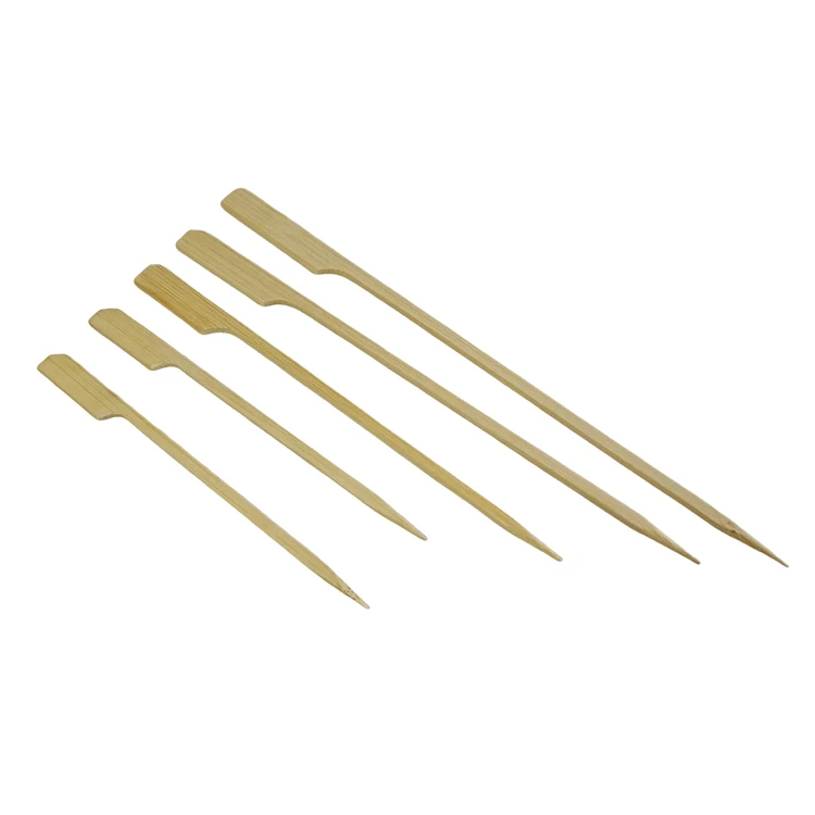 Disposable Thin Barbecue Bamboo Sticks Skewers for Hand Fans with Professional Manufacturer