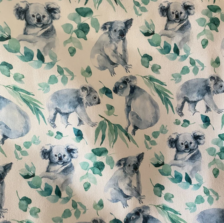 free samples customized low moq digital printing printed cotton canvas