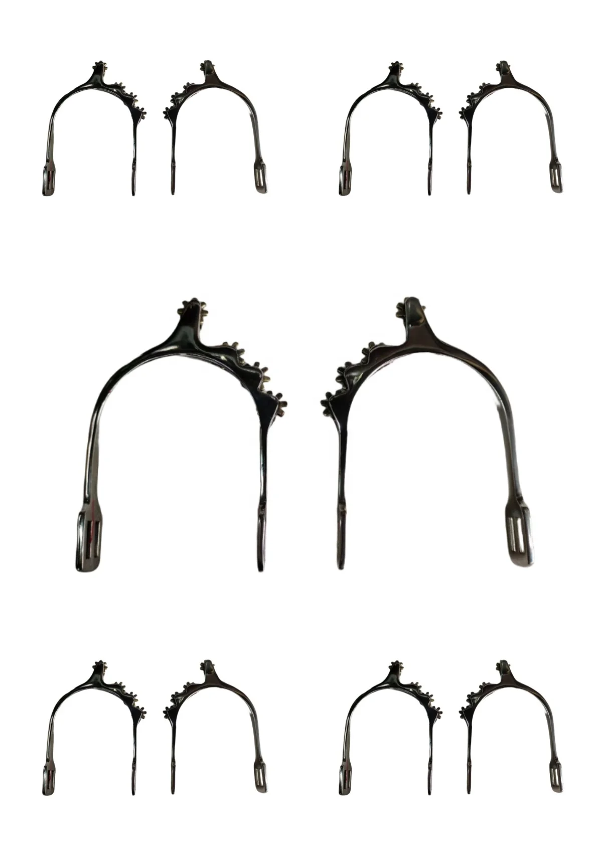 Horshi wholesale high quality horse spurs new design horse rider spurs cheap price horse spurs