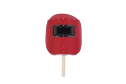 Best Seller Red Steel Paper Hand-held Protective welding helmet