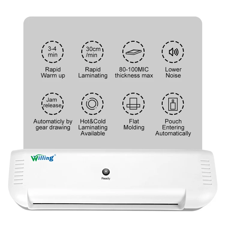 Фабричный ламинатор автоматический 2 рулона A3 A4 горячая и холодная бумажная фотомашина для ламинирования