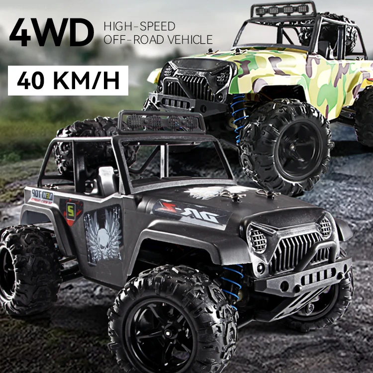 2.4G 1:18 Radio Control Toys 4Wd Off-Road Rc Car High Speed Electric Hobby Racing Model Truck For Kids