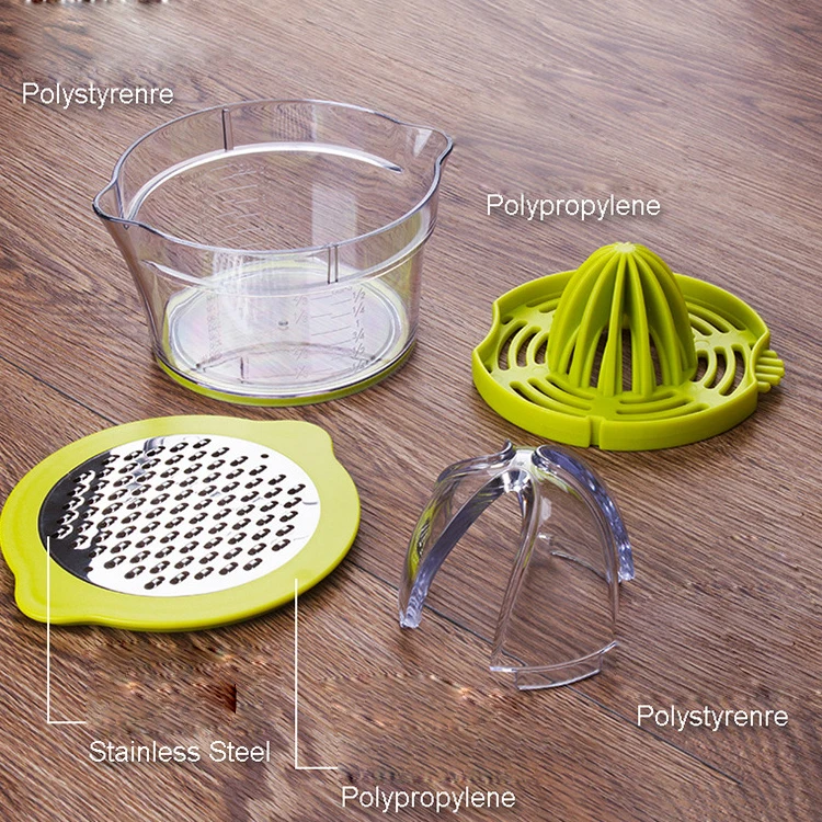 Многофункциональная соковыжималка для фруктов и лимона/ручная апельсинового лимона с чашей встроенная мерная чашка